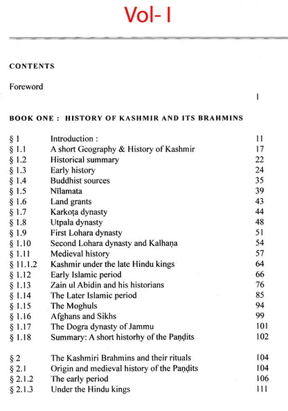 The Veda in Kashmir History and Present State of Vedic Tradition in the Western Himalayas (Set of 2 Volumes)