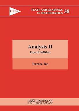 Terence Tao Analysis Vol - II