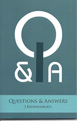 Questions & Answers [Paperback] Jiddu Krishnamurti