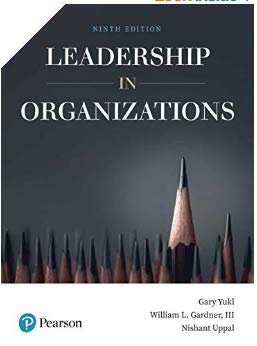 Leadership In Organizations 9th Edition