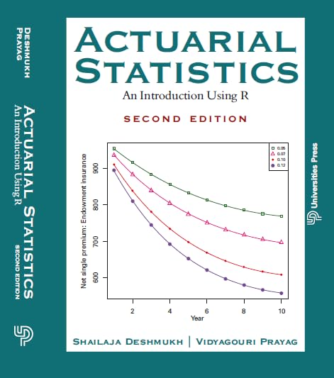 Actuarial Statistics: An Introduction Using R (2nd Edition)