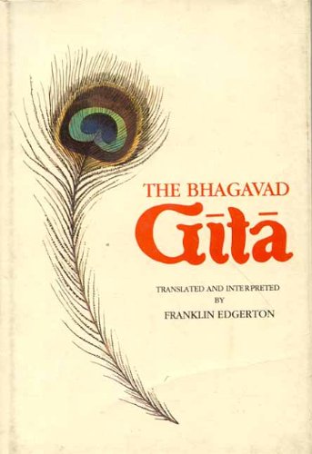 Bhagavad Gita (2 Vols in 1) (Harvard Oriental) [Hardcover] Franklin Edgerton