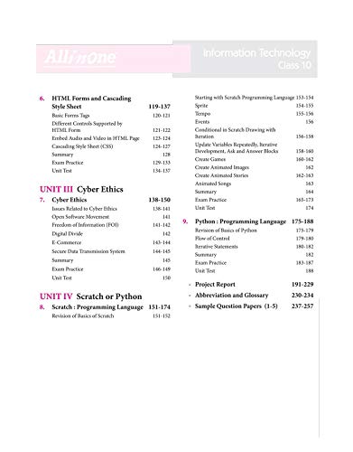 CBSE All In One Computer Application Class 10 for 2021 Exam