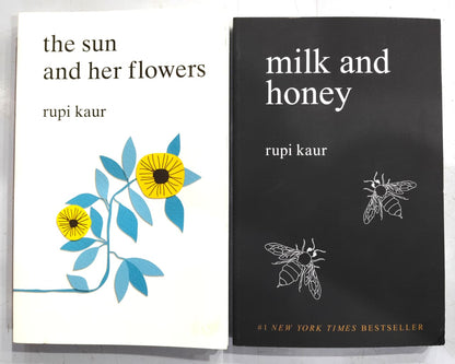 By Rupi Kaur( Milk and Honey & The Sun and Her Flowers ) 2 Books Collection Set