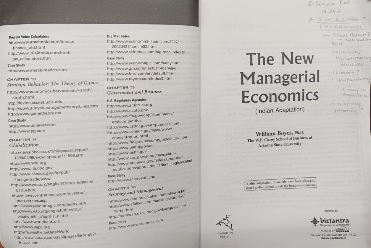 The New Managerial Economics by William Boyes