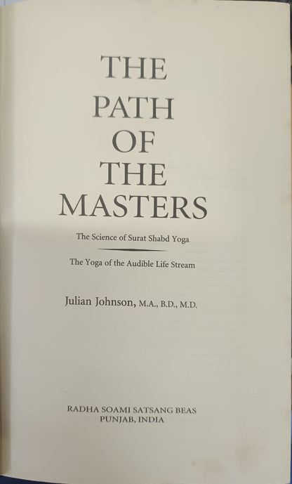 The Path of the Masters