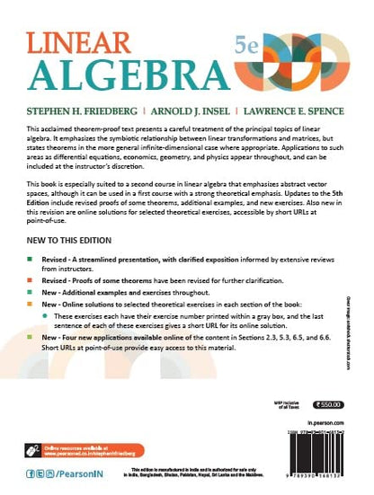 Linear Algebra (5th Edition)