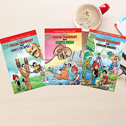 Chacha Chaudhary Comics in English ( Set of 5 Books )