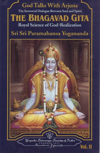God Talks with Arjuna -The Bhagavad Gita: A set of 2 vols. [Paperback] Sri Sri Paramahansa Yogananda