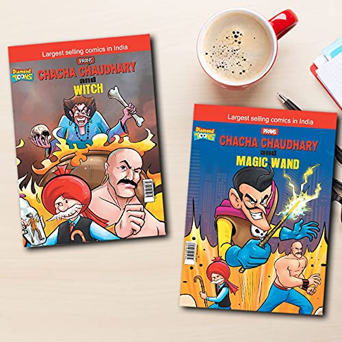 Chacha Chaudhary Comics in English ( Set of 5 Books )