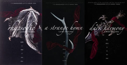 The Bargainer series 3 books Collection Set by Laura Thalassa ( Rhapsodic , A Strange Hymn, Dark Harmony )