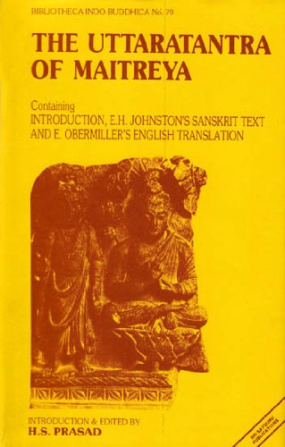 The Uttaratantra of Maitreya-Containing Introduction [Hardcover] H S Prasad