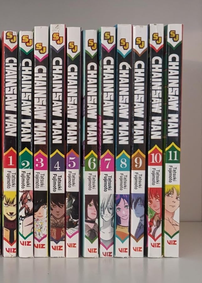Chainsaw Man Manga Set Vol 1-11 Complete Series Tatsuki Fujimoto Gift Bundle