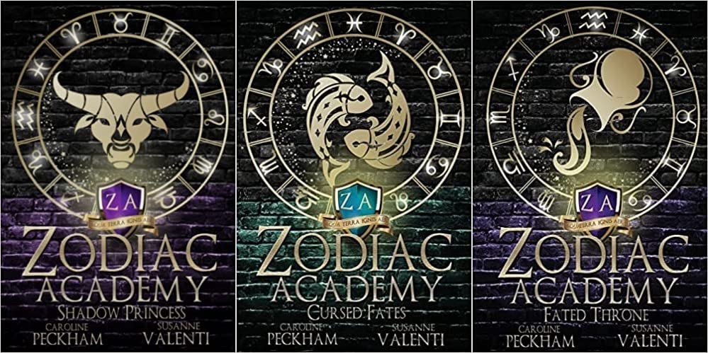 Zodiac Academy Series 6 books Collection Set by Caroline Peckham ( The Awakening , Ruthless Fae, The Reckoning, Shadow Princess, Cursed Fates, Fated Throne )