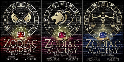 Zodiac Academy Series 6 books Collection Set by Caroline Peckham ( The Awakening , Ruthless Fae, The Reckoning, Shadow Princess, Cursed Fates, Fated Throne )