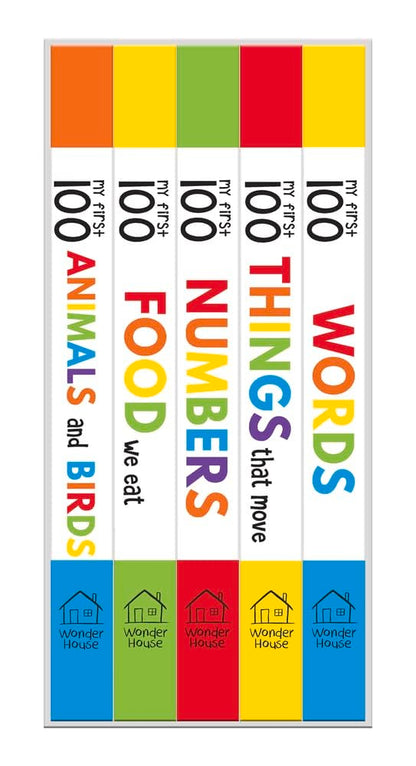 My First 100 Library: Boxset of 5 Early Learning Board Books