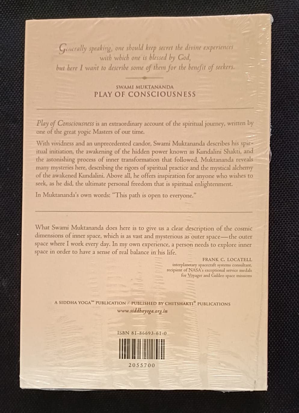 Play of Consciousness: A Spiritual Autobiography