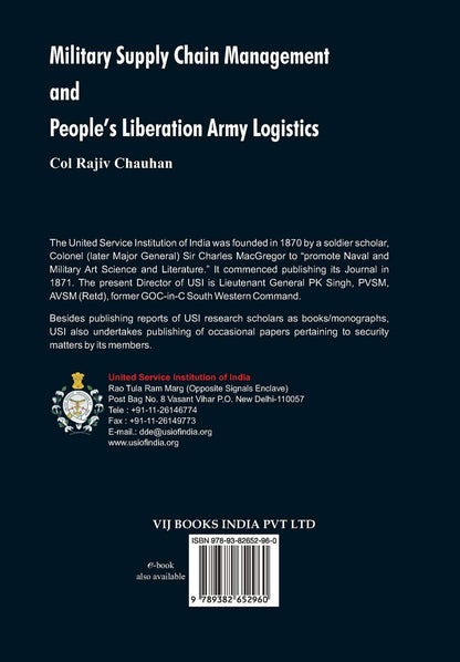 Military Supply Chain Management and People's Liberation Army Logistics
