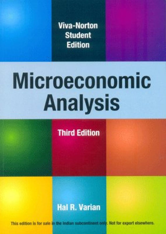 Microeconomic Analysis (3rd Edition)