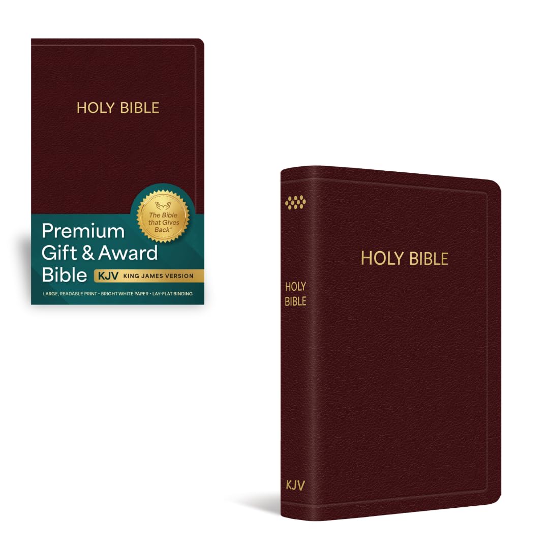 KJV Holy Bible Burgundy Leather King James Version