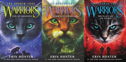The Broken Code series 5 books collection set : Warriors The Broken Code 1 -5 books