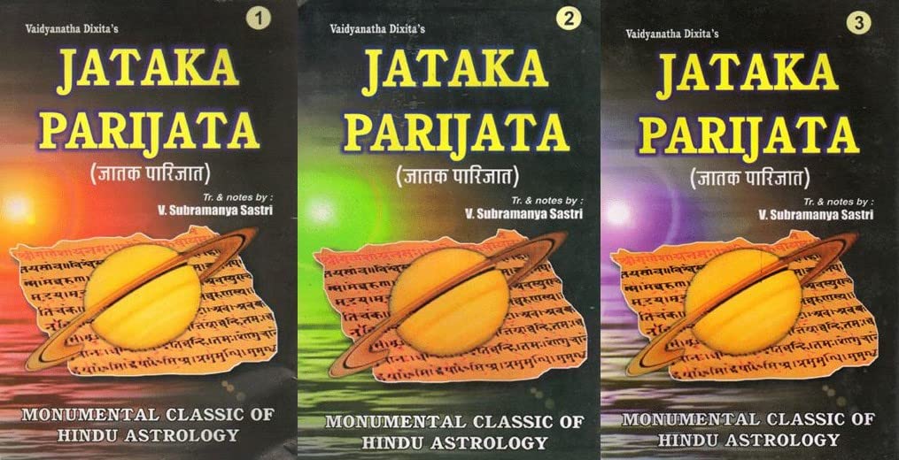 Jataka Parijata: Monumental Classic Of Hindu Astrology: Set Of 3 Volumes