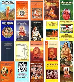 Ultimate Collection of 20 Biographies of Adi Shankaracharya-Sringeri,Dwarka, Jyotirmaya and Govardhan Peetham