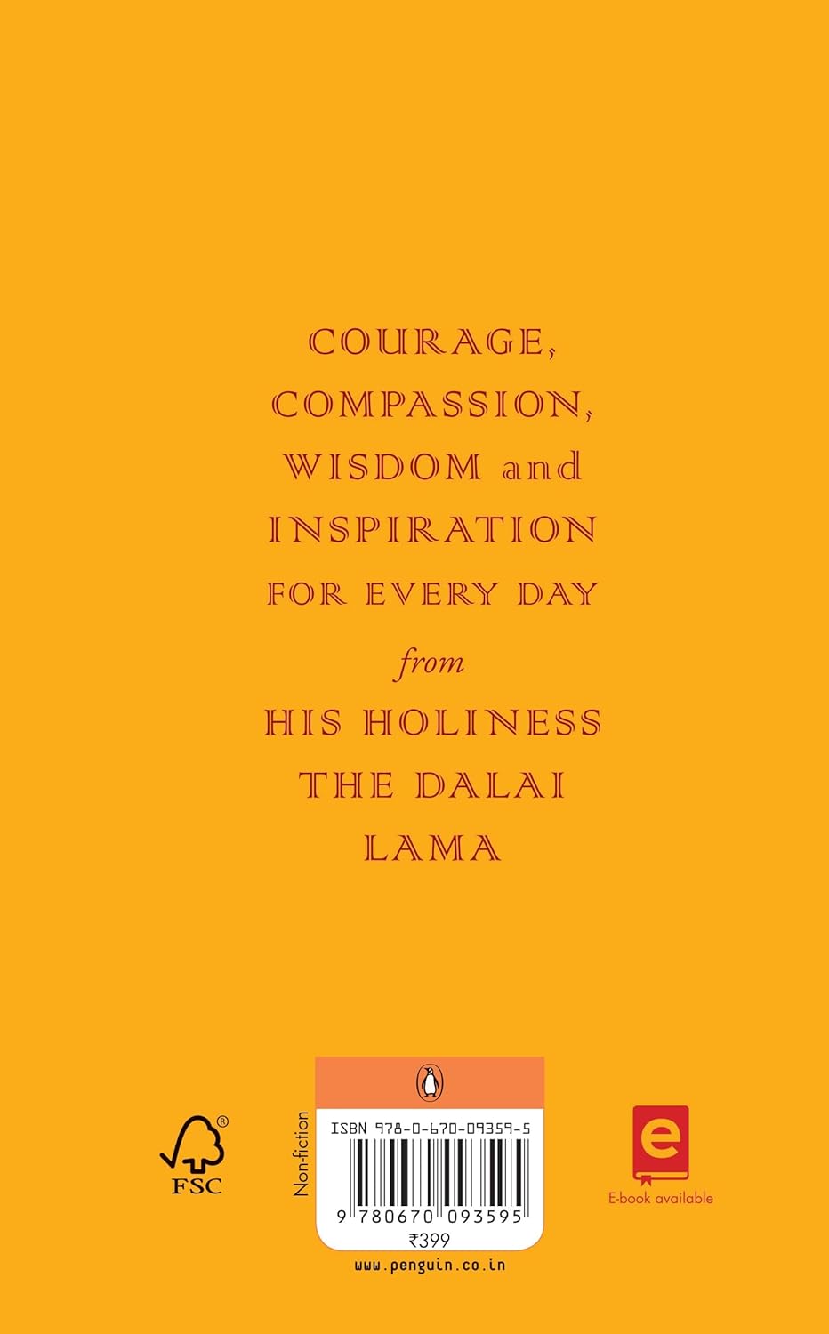 Daily Inspirations From His Holiness The Dalai Lama