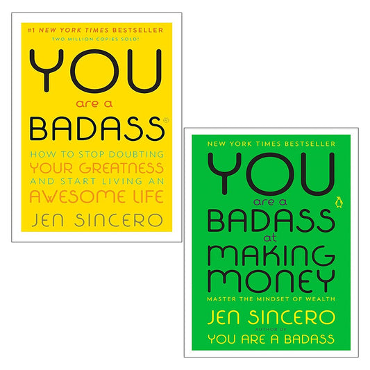Jen Sincero 2 Books Set (You Are a Badass and You Are a Badass at Making Money)