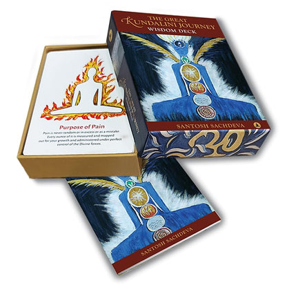The Great Kundalini Journey Wisdom Deck – 44-Card Oracle Deck with Guidebook for Spiritual Awakening, Intuitive Guidance & Self-Transformation