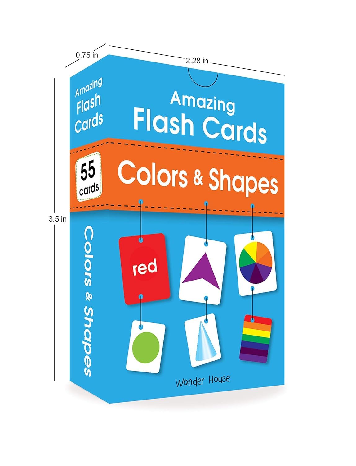 Amazing Flash Cards Set Of 4 Boxes: Early Development OF Preschool Toddler (220 Cards, Alphabet, Number, Animals, Colors And Shapes)
