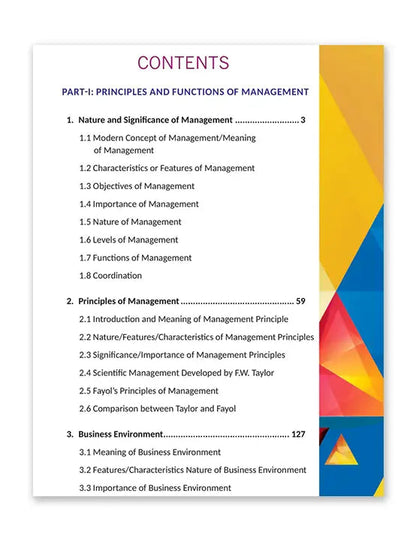 Business Studies for Class 12 (Part 1 & Part 2)