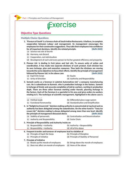 Business Studies for Class 12 (Part 1 & Part 2)