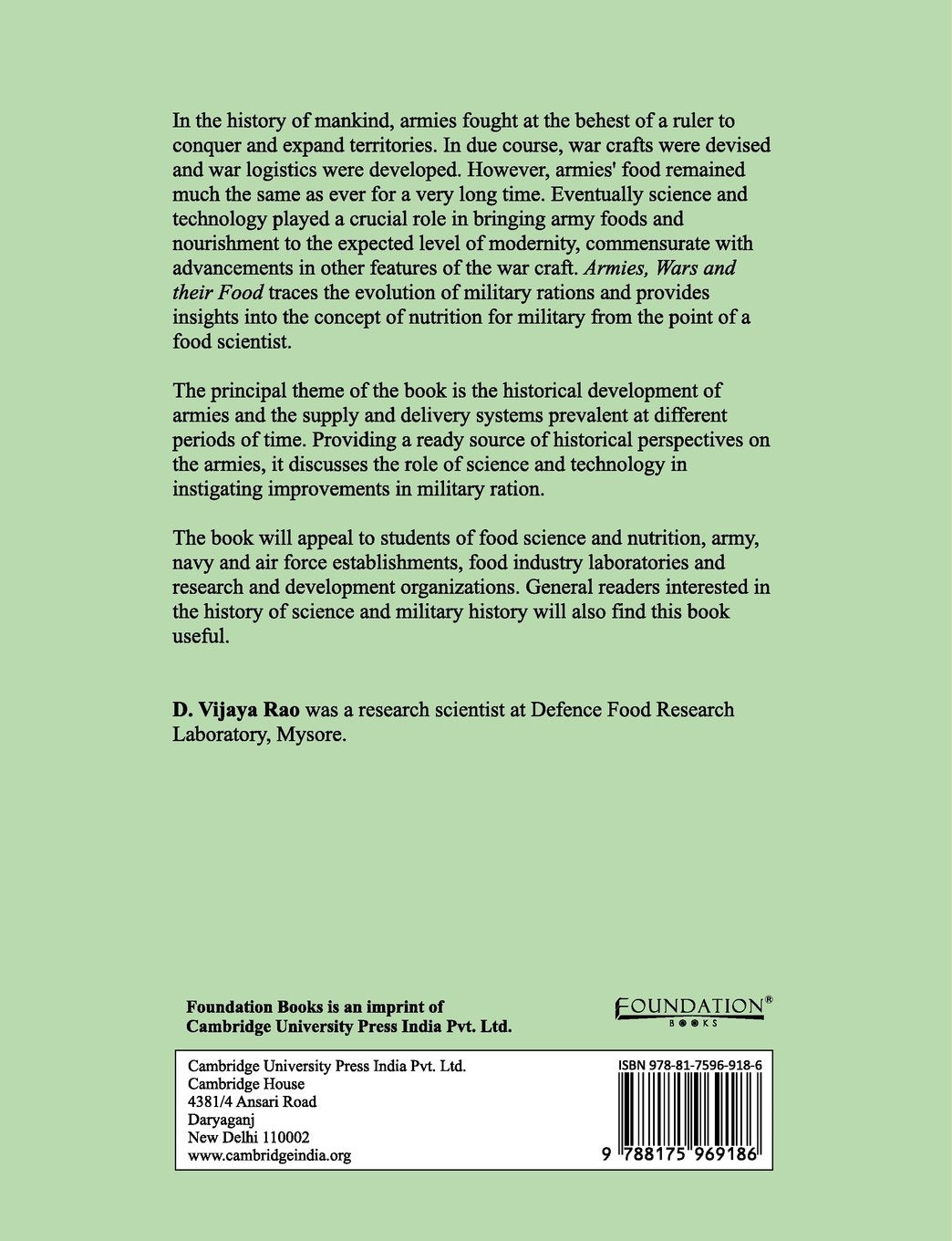 Armies, Wars And Their Food