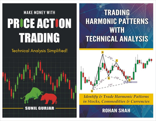 Price Action Trading + Harmonic Patterns Trading (Technical Analysis Books Combo)