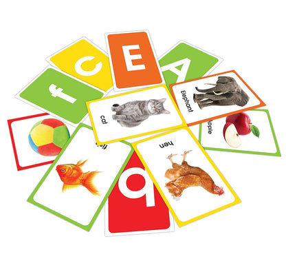 Amazing Flash Cards Set Of 4 Boxes: Early Development OF Preschool Toddler (220 Cards, Alphabet, Number, Animals, Colors And Shapes)