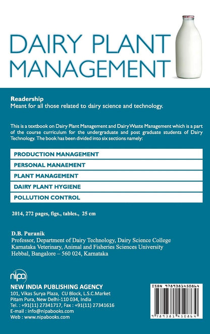 Dairy Plant Management
