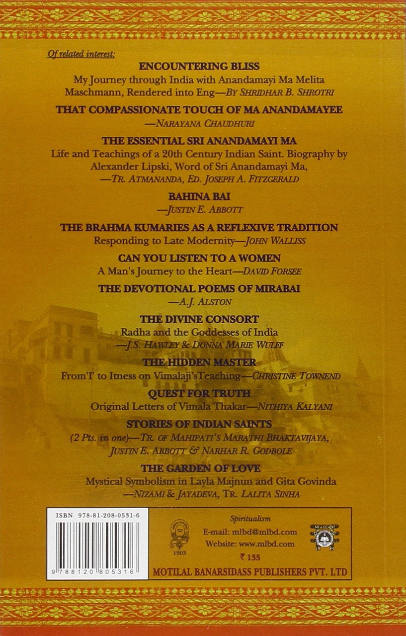 Life and Teaching of Anandamayi Ma