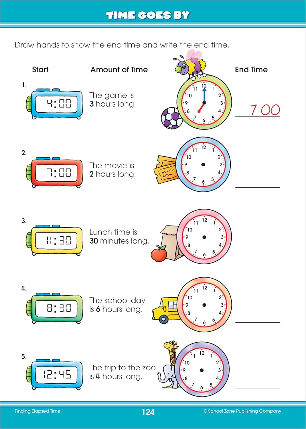 School Zone Big Math 1-2 Workbook