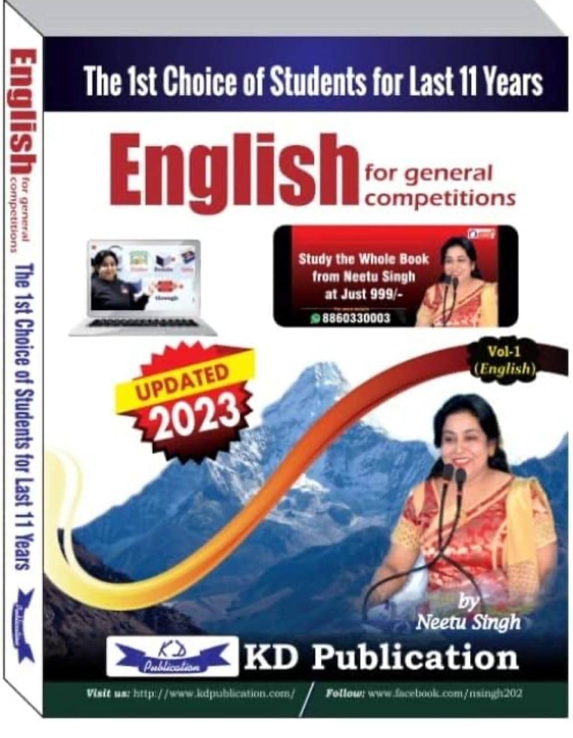 NEETU SINGH ENGLISH FOR GENERAL COMPETITIONS VOL - 1 IN ENGLISH NEW 2023 EDITION