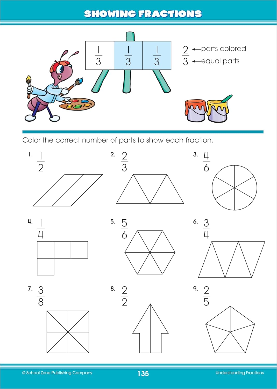 School Zone Big Math 1-2 Workbook