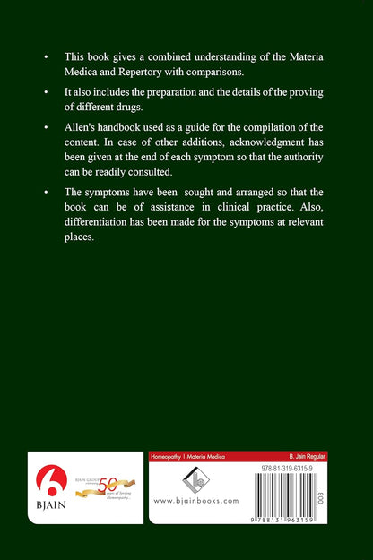 Plain Talks on Materia Medica With Comparisons