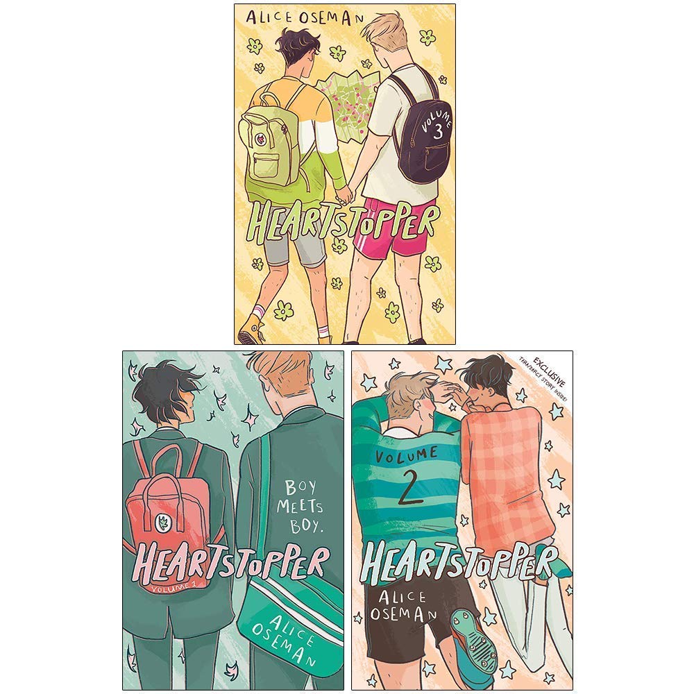 Heartstopper Series A Graphic Novel - Volume 1-3 Books Collection Set by Alice Oseman