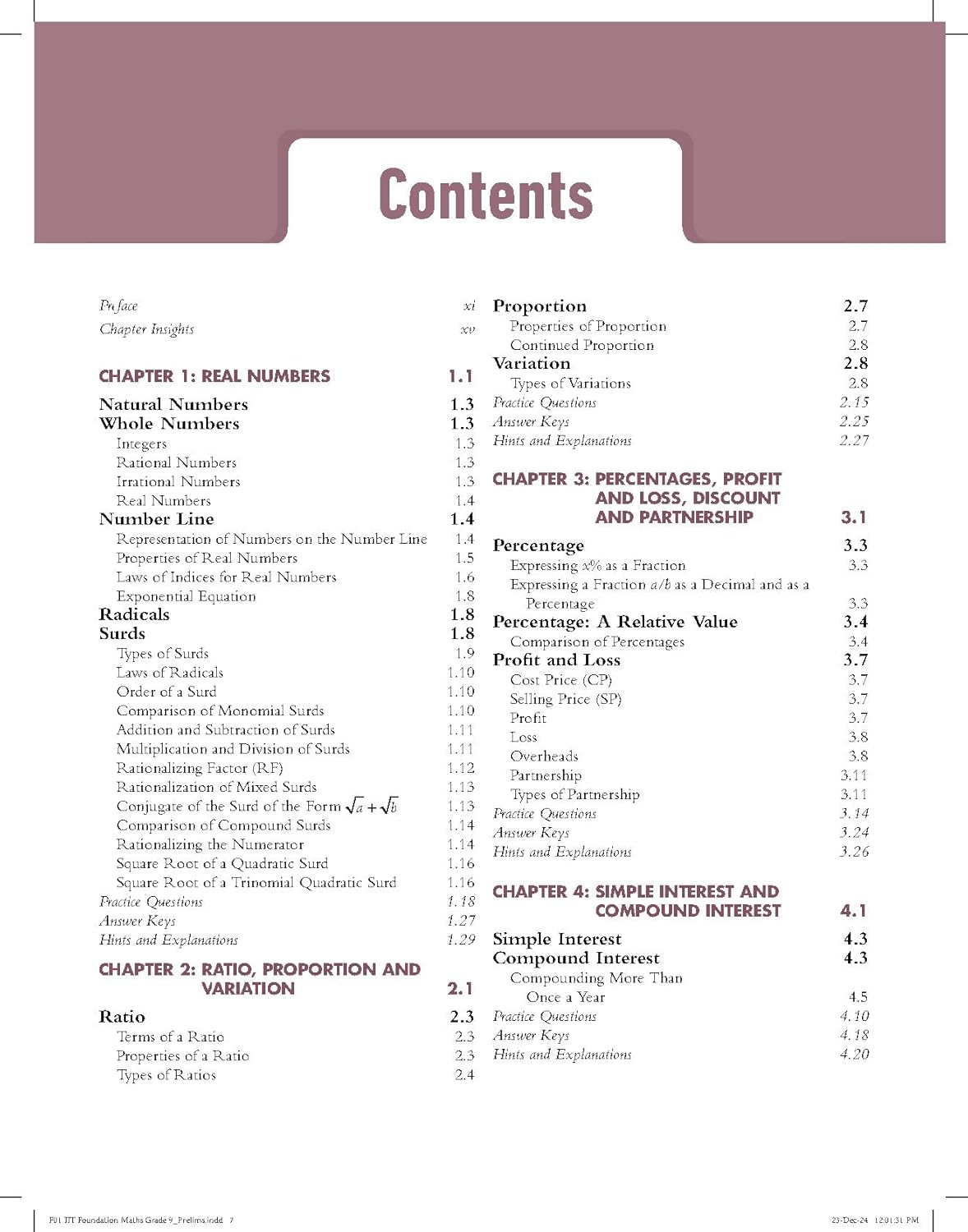 Pearson IIT Foundation : Mathematics Class 9 (13th Edition)