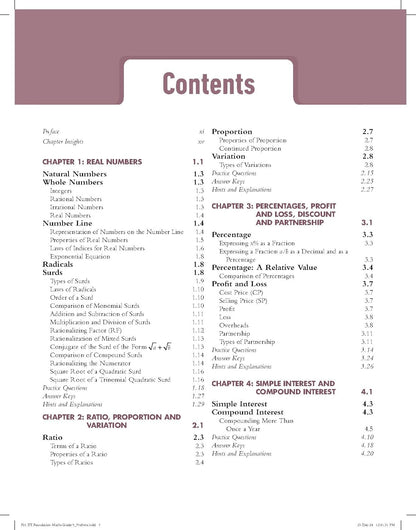 Pearson IIT Foundation : Mathematics Class 9 (13th Edition)