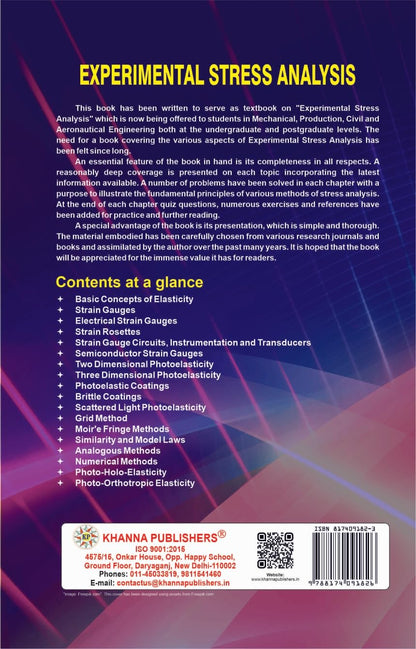 Experimental Stress Analysis