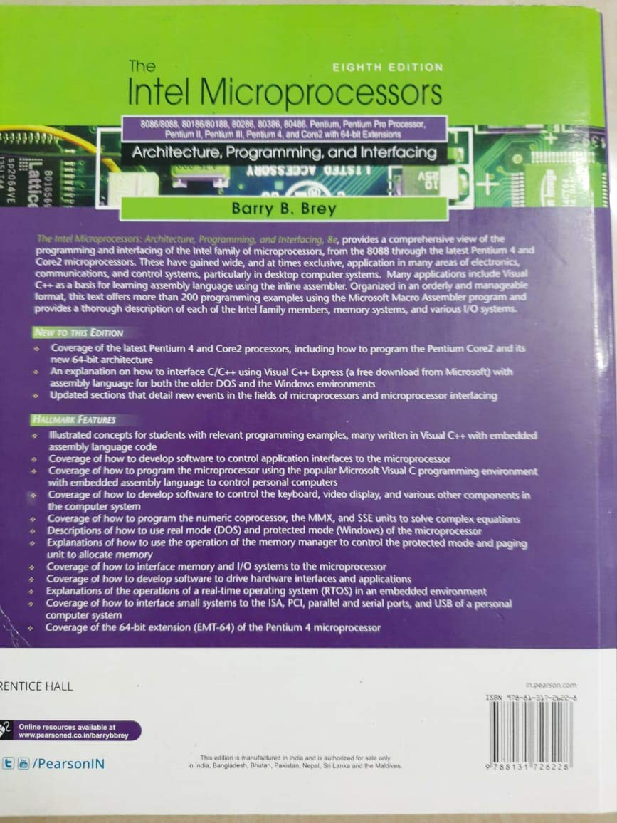 The Intel Microprocessors (8th Edition)