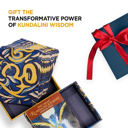 The Great Kundalini Journey Wisdom Deck – 44-Card Oracle Deck with Guidebook for Spiritual Awakening, Intuitive Guidance & Self-Transformation
