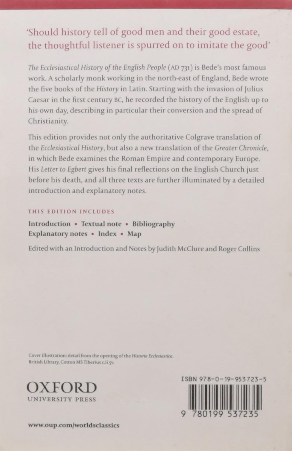 The Ecclesiastical History of The English People