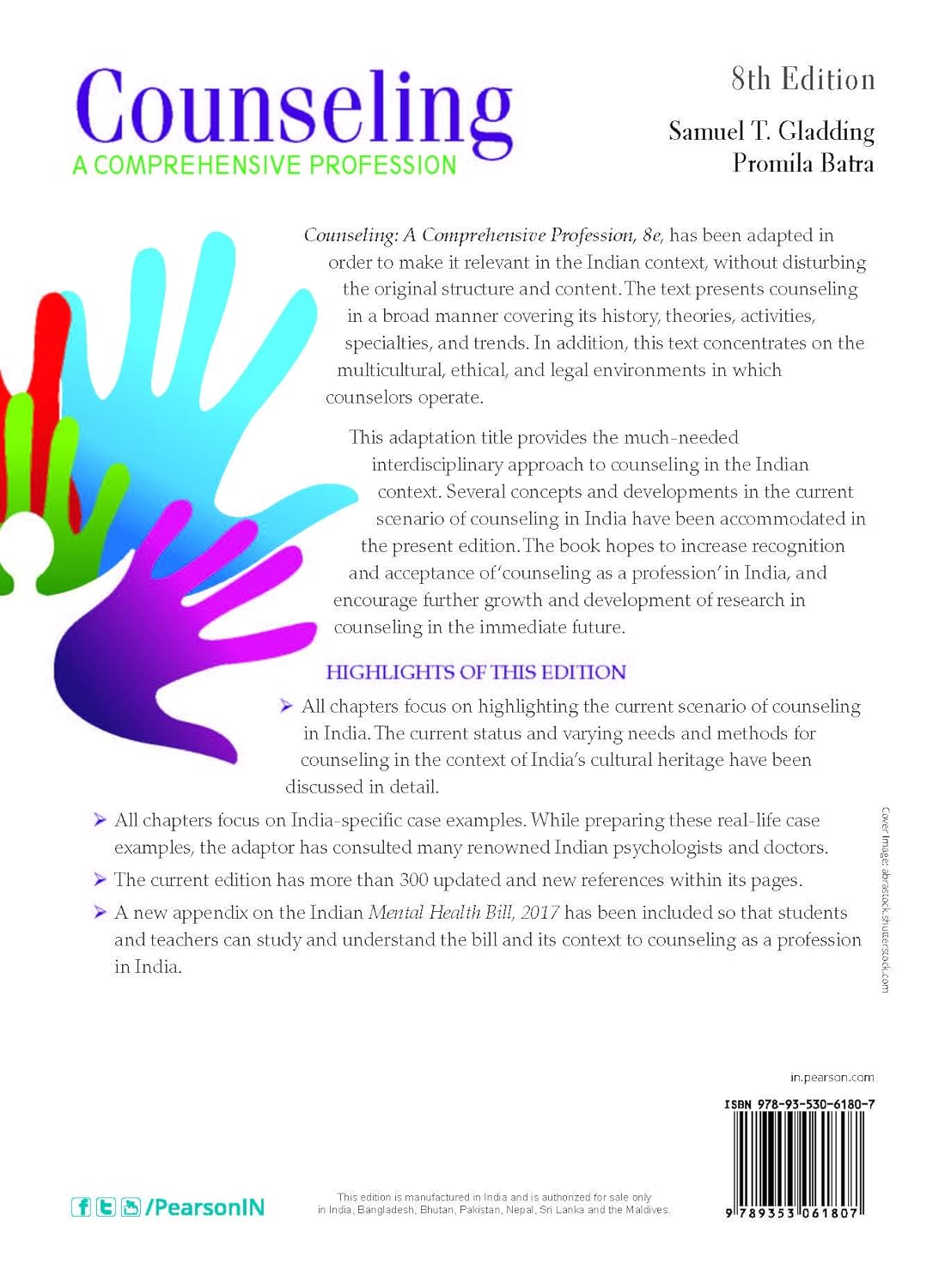 Counseling - A Comprehensive Profession (8th Edition)